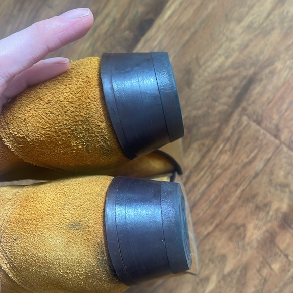 Acme vintage mustard suede cowboy boots - Picture 10 of 12